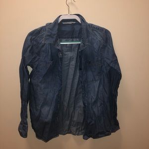 Jean button up
